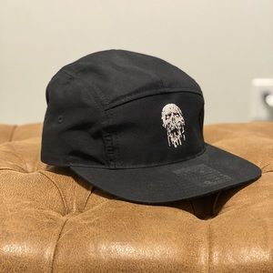 Liquid Death 5 panel camper hat